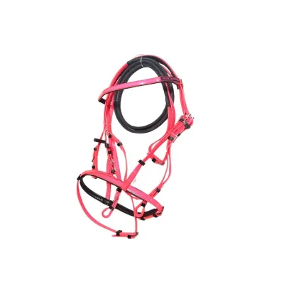 Equestrian equipment PVC horse bridle and rein set design