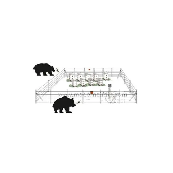 Solar-Powered Wildlife Electric Fence System (for areas between 1600 and 3900 m²)