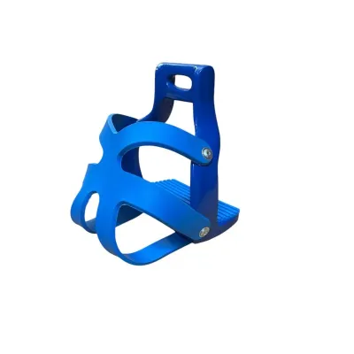 Secure stirrups provide balanced and stable riding support.