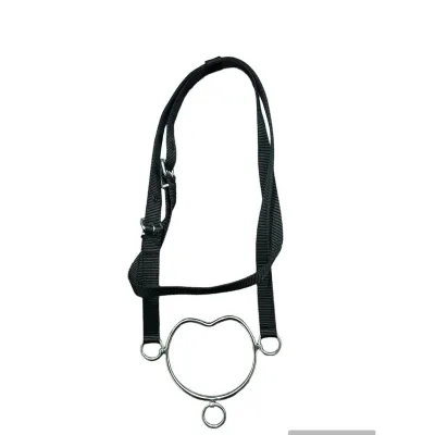 A portable, hanging hoe model used in horse care work.