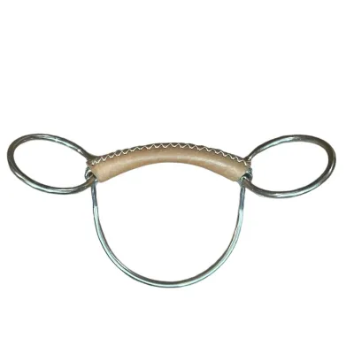 Professional leather-covered mouthguard designed with the horse's mouth comfort in mind.