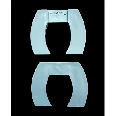 An open-design horseshoe pad that protects and supports the horse's horseshoe.