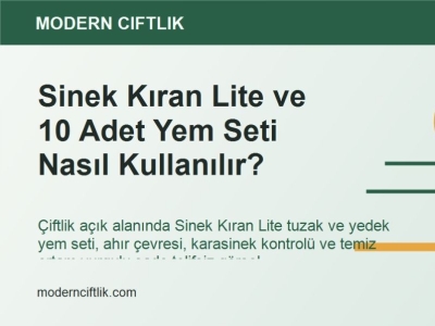 Sinek Kıran Lite ve 10 Adet Yem Seti Nasıl Kullanılır?