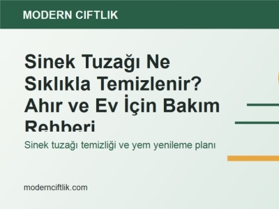 Sinek Tuzağı Ne Sıklıkla Temizlenir? Ahır ve Ev İçin Bakım Rehberi
