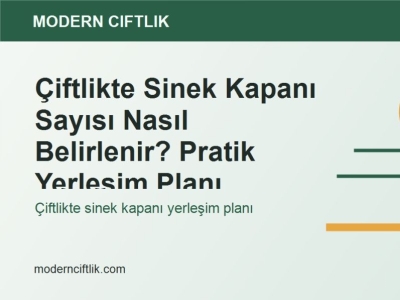 Çiftlikte Sinek Kapanı Sayısı Nasıl Belirlenir? Pratik Yerleşim Planı