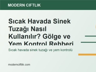 Sıcak Havada Sinek Tuzağı Nasıl Kullanılır? Gölge ve Yem Kontrol Rehberi