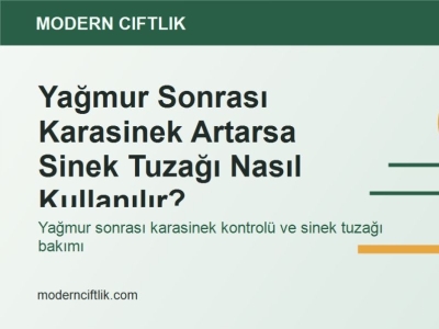 Yağmur Sonrası Karasinek Artarsa Sinek Tuzağı Nasıl Kullanılır?