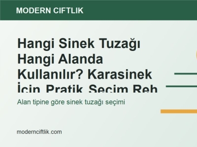 Hangi Sinek Tuzağı Hangi Alanda Kullanılır? Karasinek İçin Pratik Seçim Rehberi