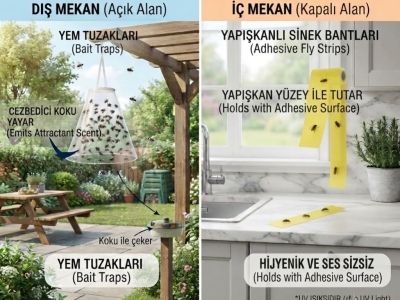 Açık ve Kapalı Alanlarda Sinek Tuzağı Farkı: Karasinek İçin Doğru Seçim